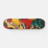 Skateboard Cartes Pro personnalisées Zéro Élément Wolf Acryli (Horz)