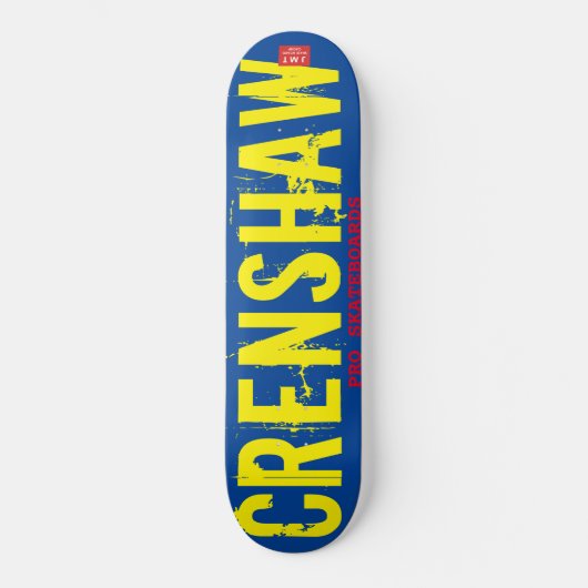 SKATEBOARD CARTES SKATEBOARDS CRENSHAW PRO / MJT USA (Recto)