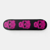 Skateboard Carton au crochet rose. (Horz)