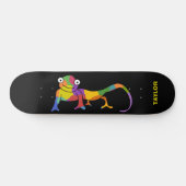 Skateboard Carton couleur arc-en-ciel Chameleon Personnalisé (Horz)