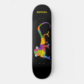 Skateboard Carton couleur arc-en-ciel Chameleon Personnalisé (Recto)
