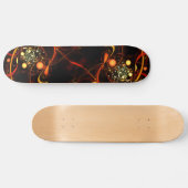 Skateboard Carton d'art Abstrait Heartbeat (Horz)