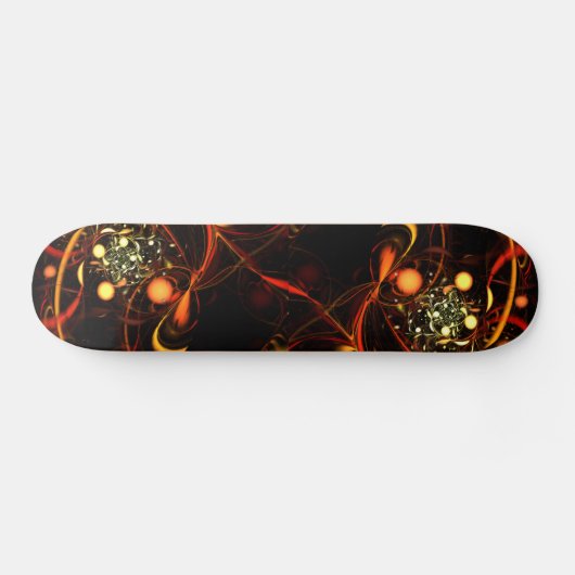 Skateboard Carton d'art Abstrait Heartbeat (Horz)