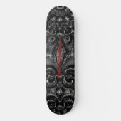 Skateboard Carton de Ski Mandala Charcoal (Recto)