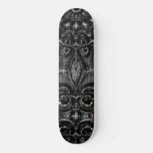 Skateboard Carton de Ski Mandala Charcoal