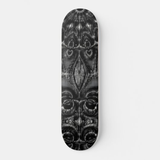 Skateboard Carton de Ski Mandala Charcoal (Recto)