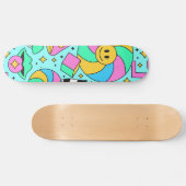 Skateboard Carton d'illustration mignonne (Horz)