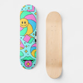Skateboard Carton d'illustration mignonne (Recto)
