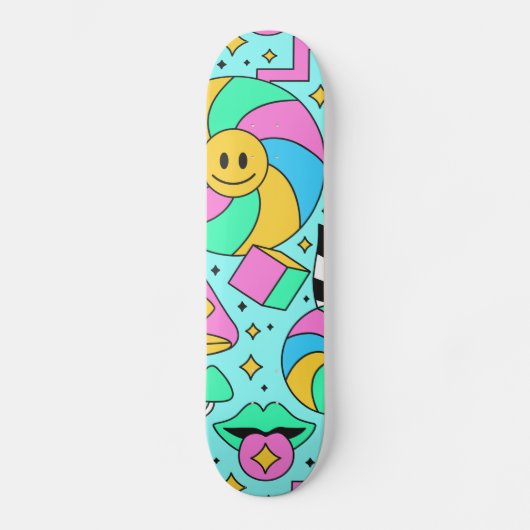 Skateboard Carton d'illustration mignonne (Recto)