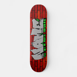 SKATEBOARD CARTON GRAFFITI PERSONNALISÉ / GRAFFITI PERSONNAL