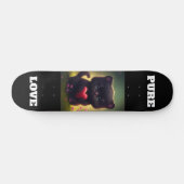 SKATEBOARD CARTON NOIR PURE LOVE SKATEBOARDS (Horz)