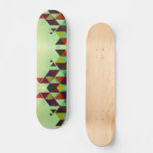 Skateboard Carton triangles Abstrait (Recto)