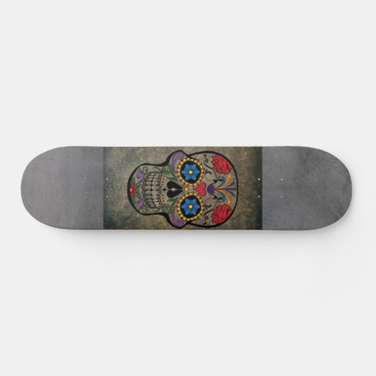 Skateboard Cartons d'art crâne gothique (Horz)