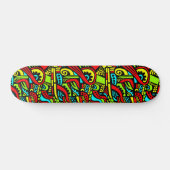 Skateboard Cartoon Abstrait (Horz)