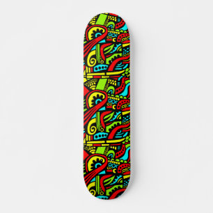 Skateboard Cartoon Abstrait