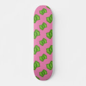 Skateboard Cartoon argent Dollar Bills Carré Motif (Devant)