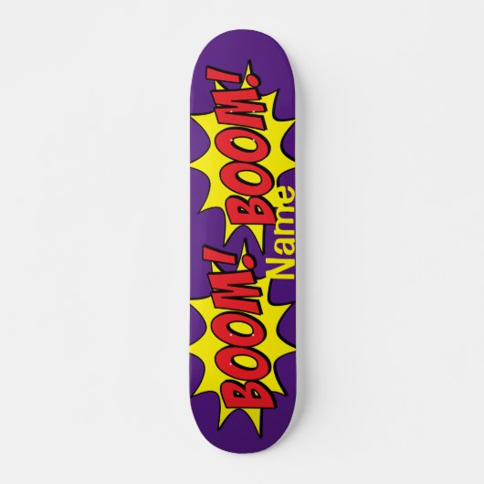 Skateboard Cartoon Boom Thunder_Cove (Devant)