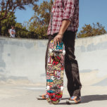 Skateboard Cartoon Caracter mains dessinées Toss Motif enfant<br><div class="desc">Cartoon Caracter Main Drawn Toss Motif Patinage pour enfants. Motif coloré avec différents personnages amusants et amusants dessinés à la main. Idéal pour les enfants et les adolescents.</div>