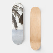 Skateboard Cas Abao - Échappement à la plage tropicale #2 #oc (Recto)