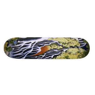 Skateboard Cascade de Kirifuri Hokusai Art japonais
