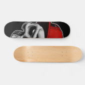 Skateboard - Casquette du crâne (Horz)