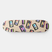 Skateboard Cassettes à cassettes rétro-rainbow #1 #wall #art (Horz)