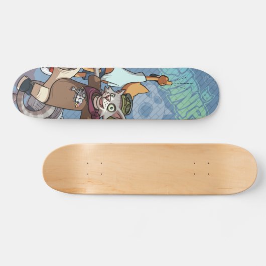 Skateboard Cats Skate Catnip Graffiti Cartoon (Horz)