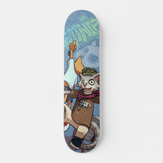 Skateboard Cats Skate Catnip Graffiti Cartoon (Devant)