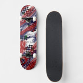 Skateboard Caution Wet Paint - cool and beautiful design (Devant)