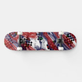 Skateboard Caution Wet Paint - cool and beautiful design (Horz)