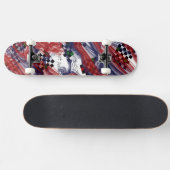 Skateboard Caution Wet Paint - cool and beautiful design (Horz)