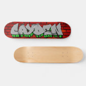 SKATEBOARD CAYDEN GRAFFITI CLAVIER PERSONNALISÉ (Horz)