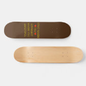 SKATEBOARD CE QUI VOUS REND DIFFÉRENTS VOUS REND BEAU (Horz)