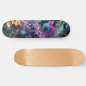 Skateboard céleste coloré (Horz)