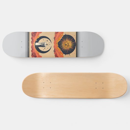 Skateboard Celestial Siblings (Horz)
