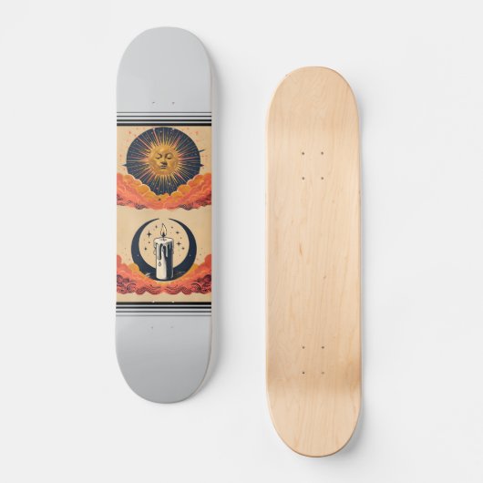 Skateboard Celestial Siblings (Recto)