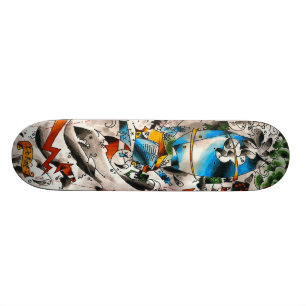 Skateboard cementboard_oldschool