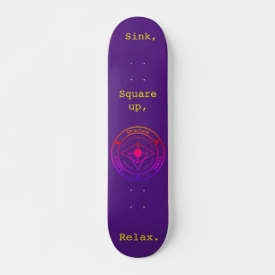 Skateboard Centre d'entraînement de l'Escadre Chun (Purple)