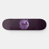 Skateboard Cercle de dragon violet (Horz)