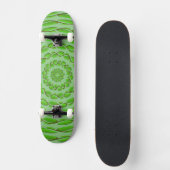 Skateboard Cercles de feuilles concentrées par Kenneth Yoncic (Recto)