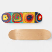 Skateboard cercles de Wassily Kandinsky (Horz)