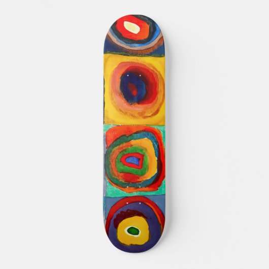 Skateboard cercles de Wassily Kandinsky (Recto)