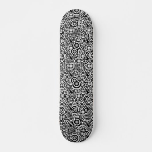 Skateboard Cercles fractaux (Devant)