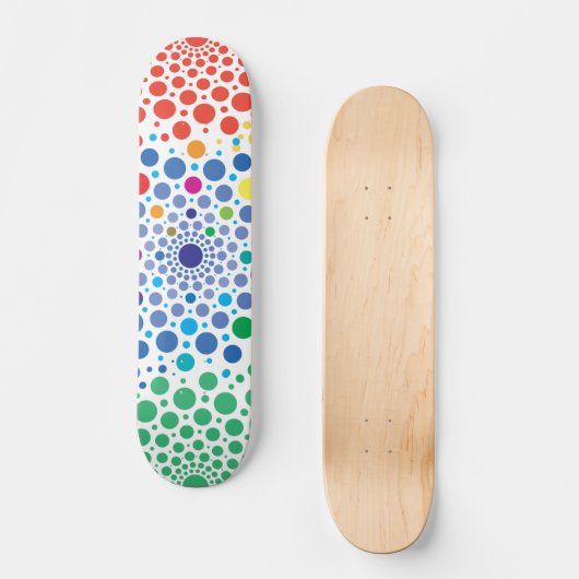 Skateboard Cercles Mandala 3 (Recto)