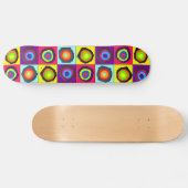 Skateboard cercles motif (Horz)