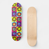 Skateboard cercles motif (Recto)