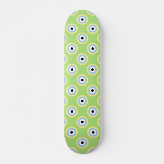 Skateboard Cercles verts combinés par Shirley Taylor (Devant)