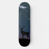 Skateboard cerf au clair de lune (Recto)
