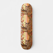 Skateboard Cerf blanc en automne Nouvelle-Angleterre Couleurs (Devant)
