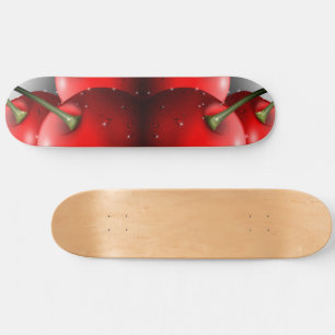 Skateboard Cerises avec gouttes de ragoût